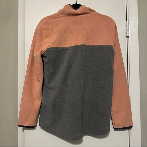 Entro Pink & gray High Neck Fleece Jacket Size Small - Picture 3 of 6